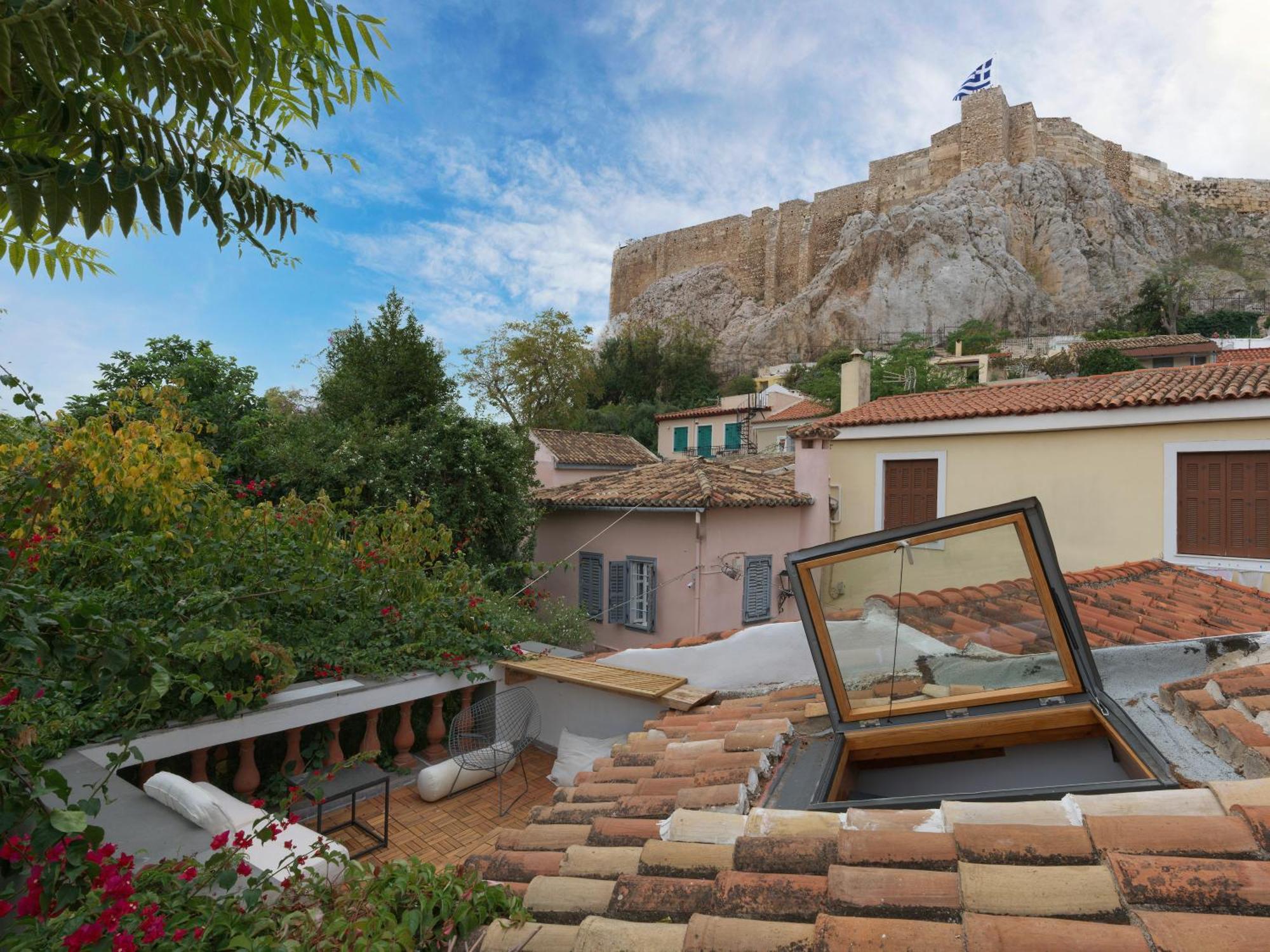 Apartmán Live At The Acropolis Shadow - Under Super Scenic Anafiotika Atény Exteriér fotografie
